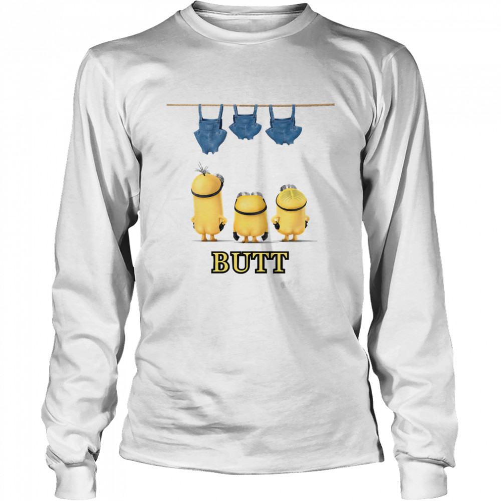 HOT Three funny naked minions Classic T- Long Sleeved T-shirt