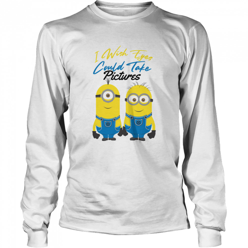 Minions I Wish Eyes Could Take Pictures Essential T- Long Sleeved T-shirt