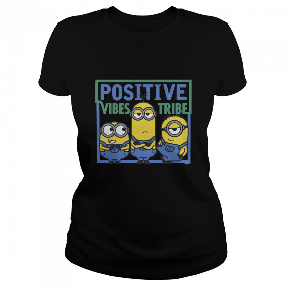 Minions Positive Vibes Tribe Langarmshirt Essential T- Classic Women's T-shirt