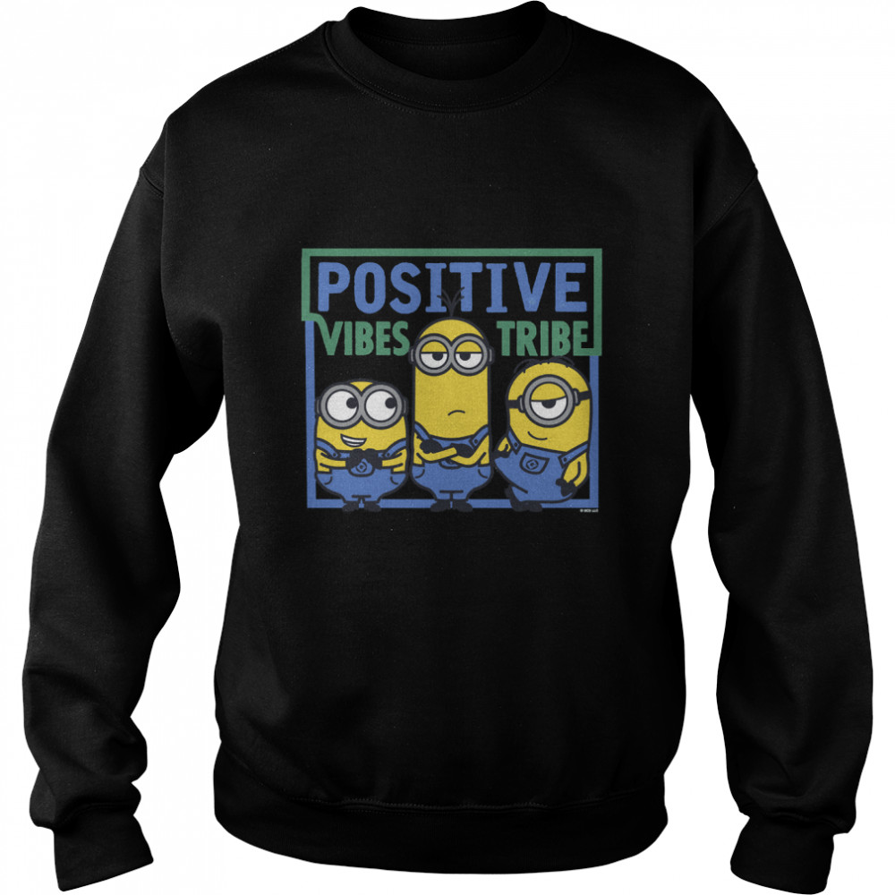 Minions Positive Vibes Tribe Langarmshirt Essential T- Unisex Sweatshirt