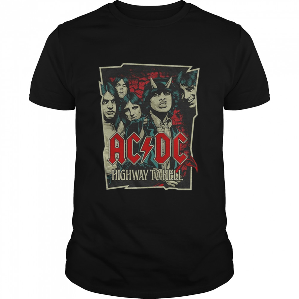Acdc Highway To Hell Sketch T-Shirt