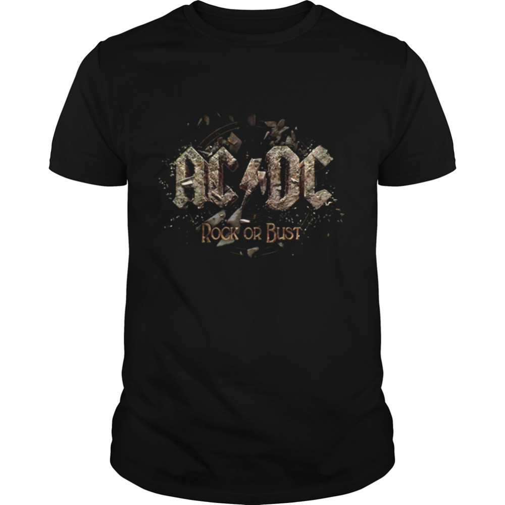 Acdc Official Rock Or Bust Heavy Metal Tee T-Shirt