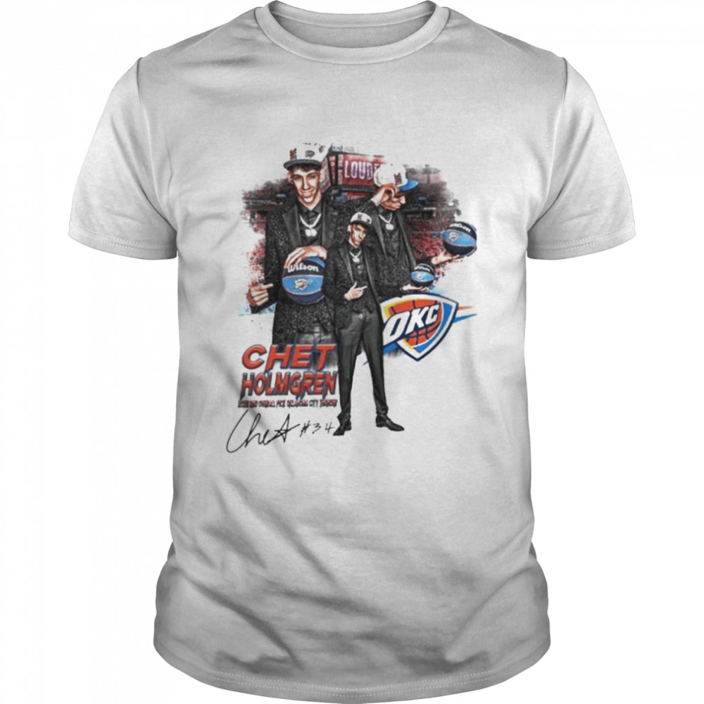 Chet Holmgren Nba Draft 2022 Signature Shirt