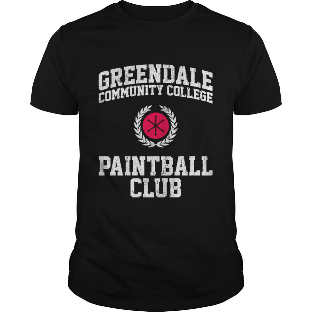 Greendale Community College Paintball Club shirt