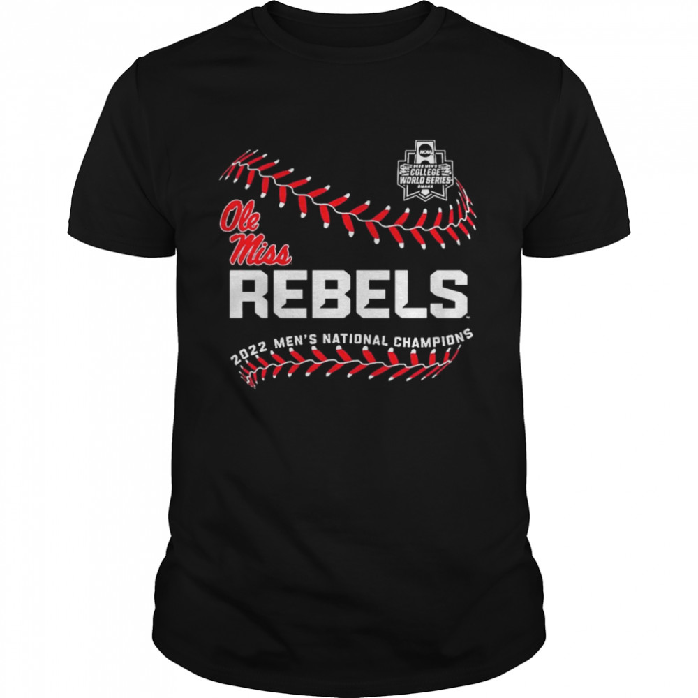 Men’s Ole Miss 2022 Cws Baseball National Champs Outtasight Shirt