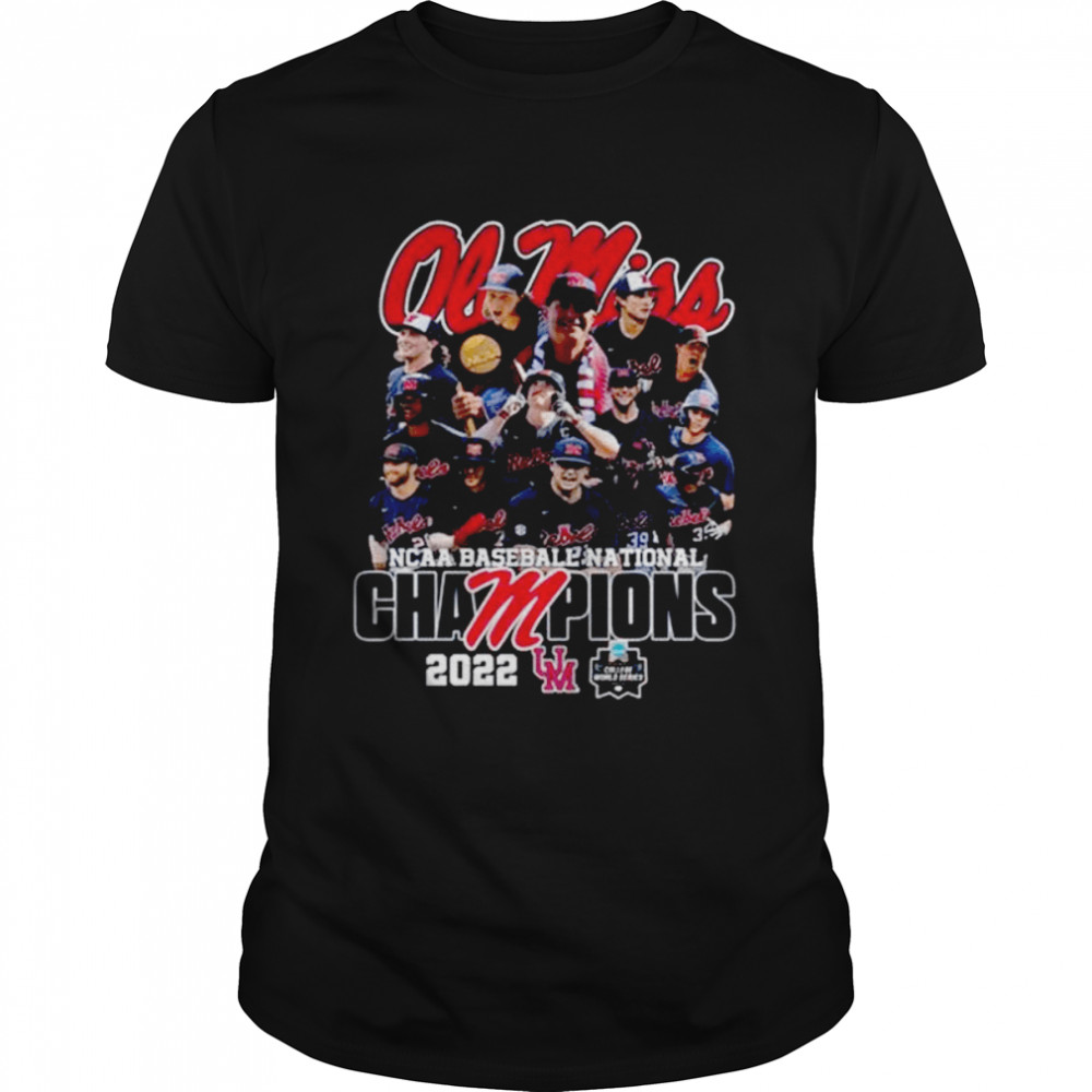 Ole Miss Rebels Ncaa Baseball National Champions 2022 Shirt