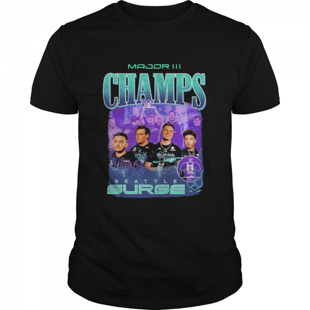 Seattle Surge Major Iii Champs T-Shirt