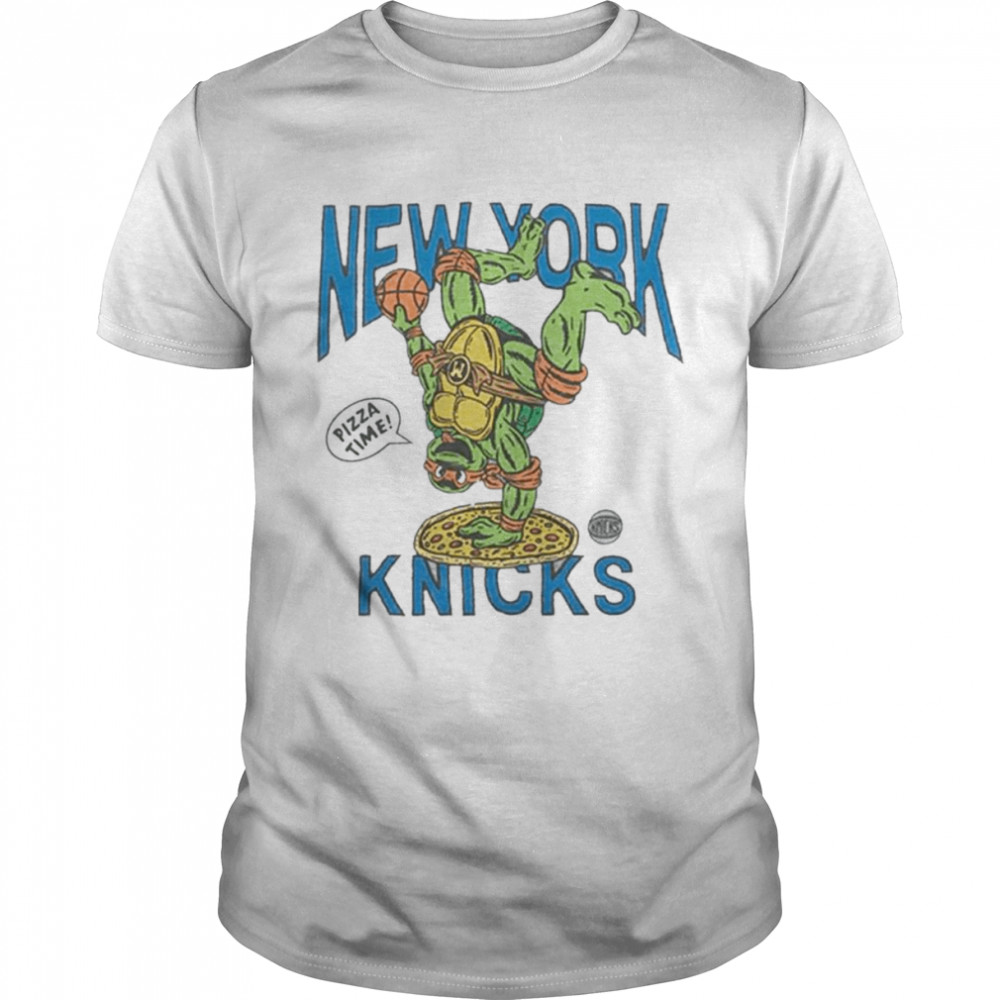Tmnt Michelangelo X New York Knicks Shirt