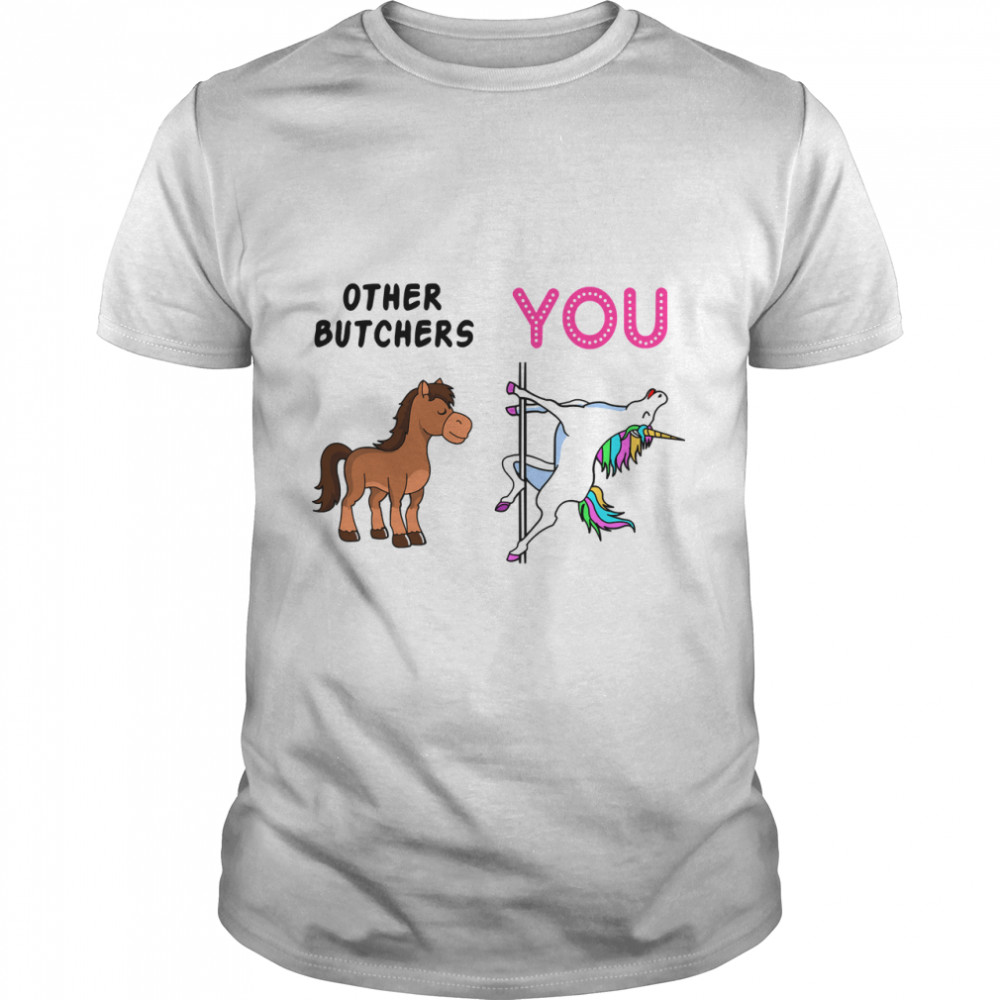 butcher Gift, Funny butcher shirt Gift Idea, butcher Job Quotes Gift, butcher Funny Unicorn Design,