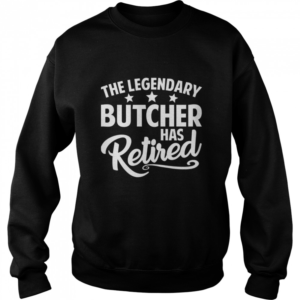 Butcher Meat Flesh Sausages Profession Job Retired Classic T- Unisex Sweatshirt