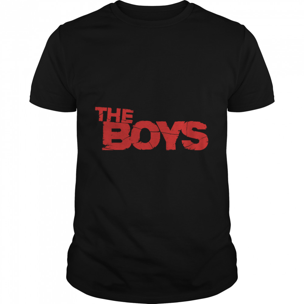 The Boys Red Typography Essential T-Shirt