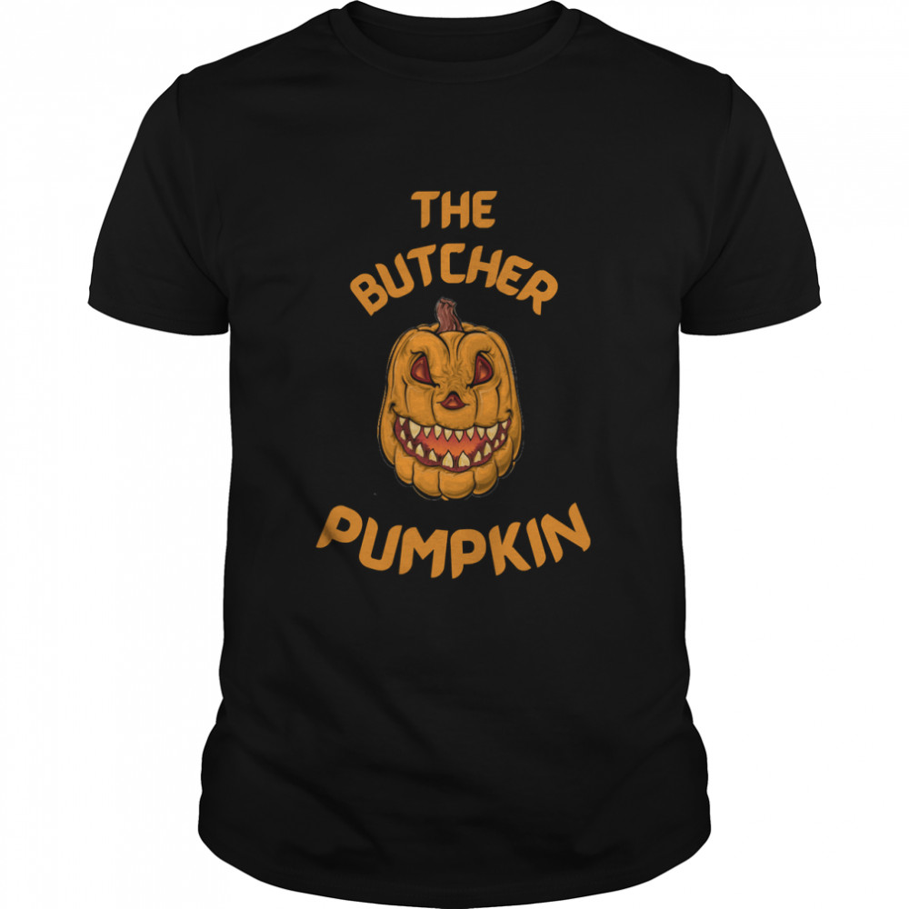The Butcher Pumpkin - Funny Halloween Costume Classic T-Shirt