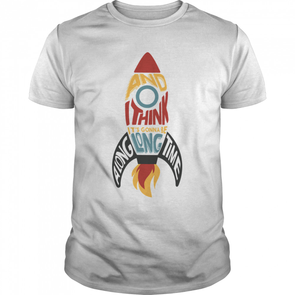 rocketman calligram Classic T- Classic Men's T-shirt