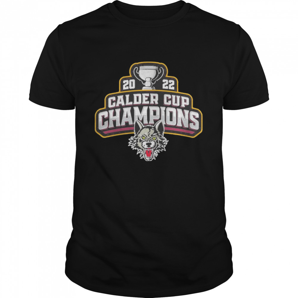 2022 Calder Cup Champions Chicago Wolves Logo Shirt