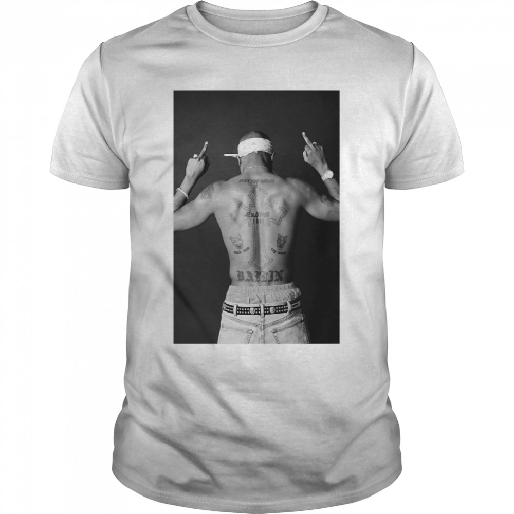 2pac back Classic T-Shirt