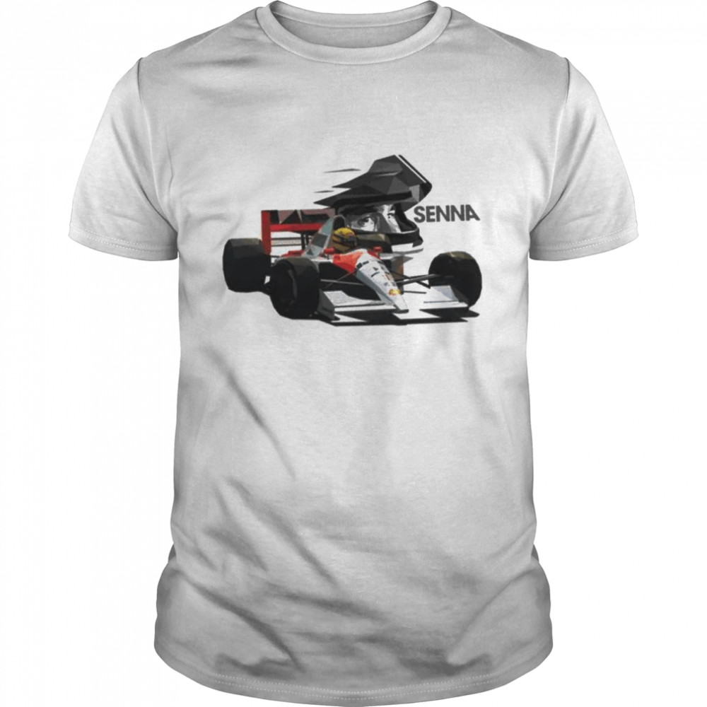 Ayrton Senna Low Poly Shirts