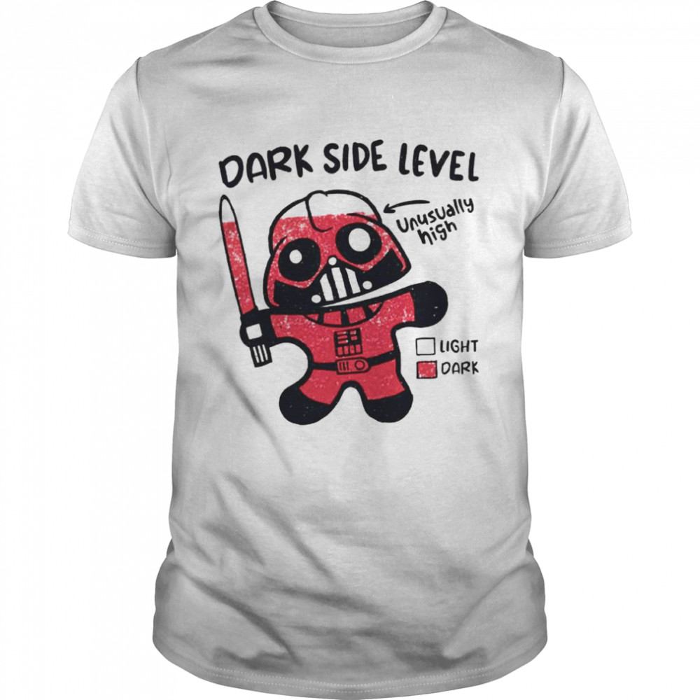 darth Vader dark side level shirt