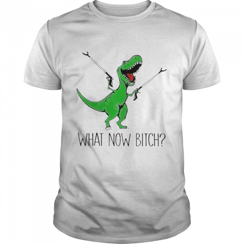 Dinosaur What Now Bitch Shirt