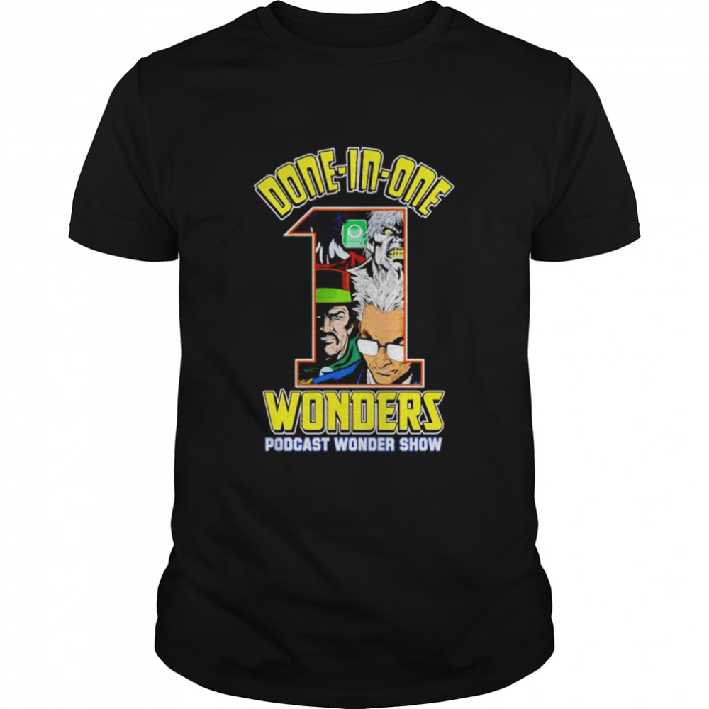 Done-In-One Wonders Podcast Cast Shirt