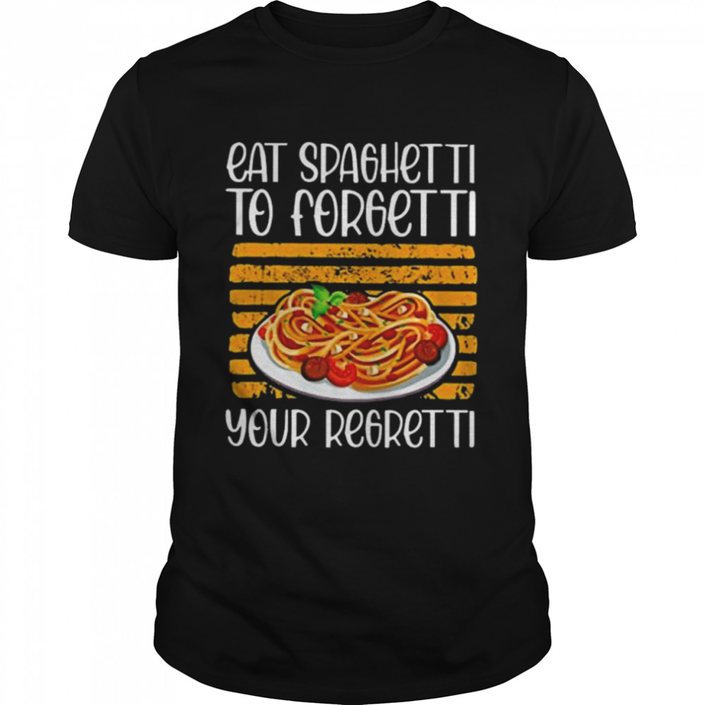 Eat spaghetti to forgetti your shirt Classic Men's T-shirt