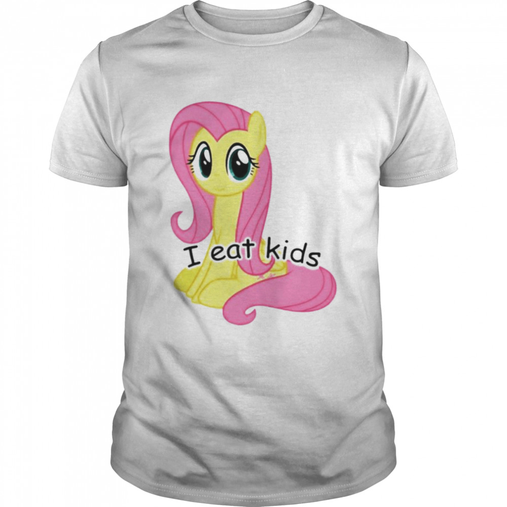 Fluttershy My Little Pony I Eat Kids Shirt