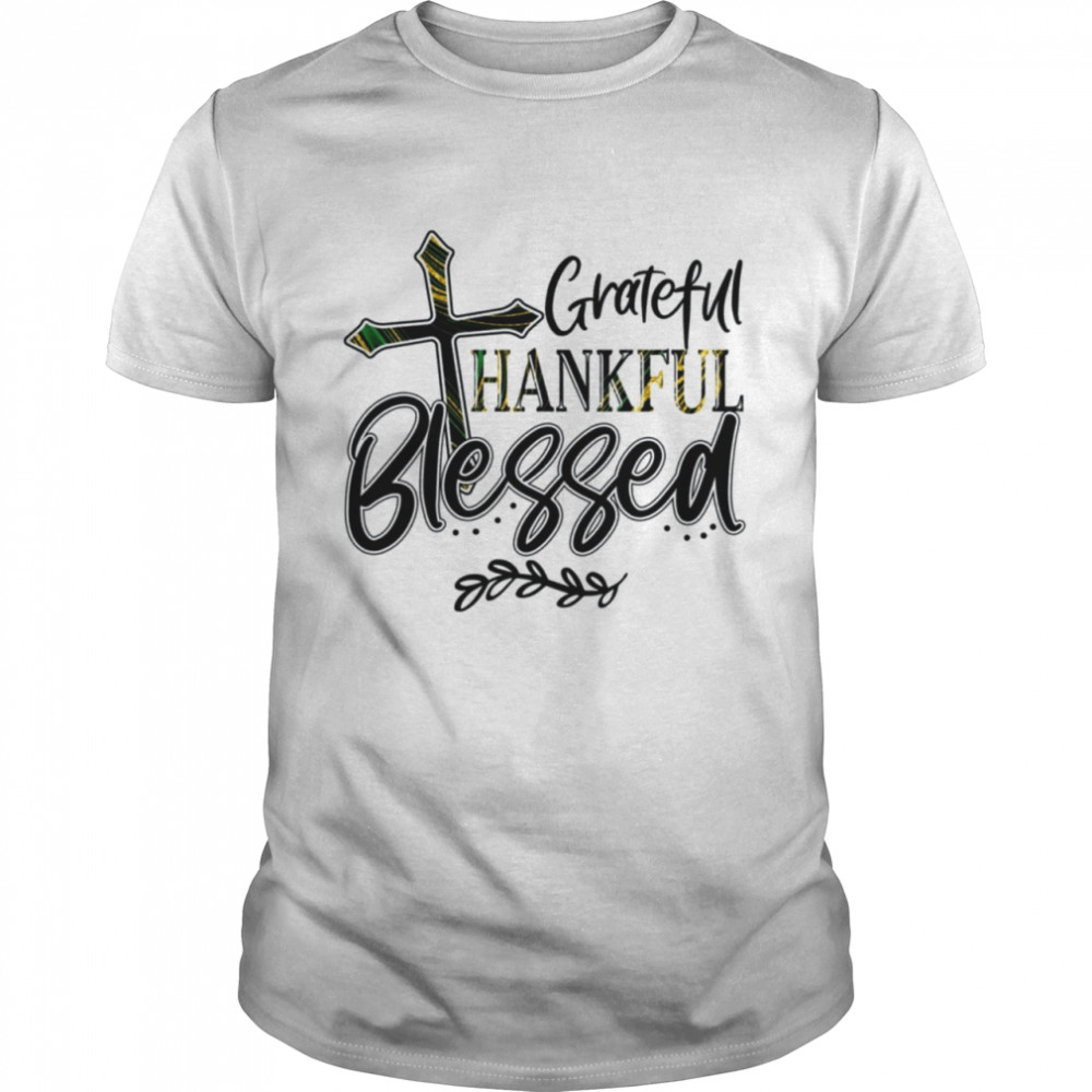 Grateful thankful blessed t-shirt Classic Men's T-shirt