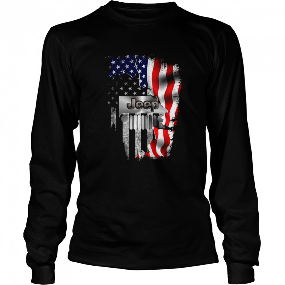 Jeep HAPPY INDEPENDENCE DAY shirt Long Sleeved T-shirt
