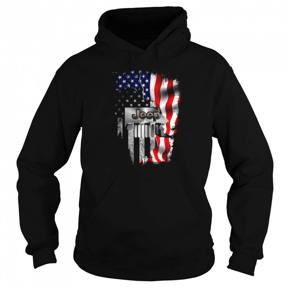 Jeep HAPPY INDEPENDENCE DAY shirt Unisex Hoodie