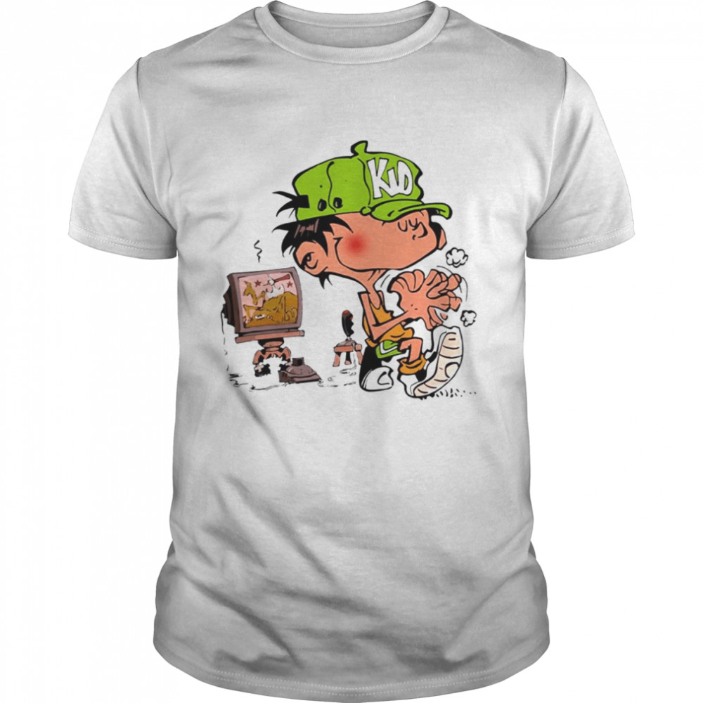 Kid Paddle Gaming Gaston Lagaffe shirt