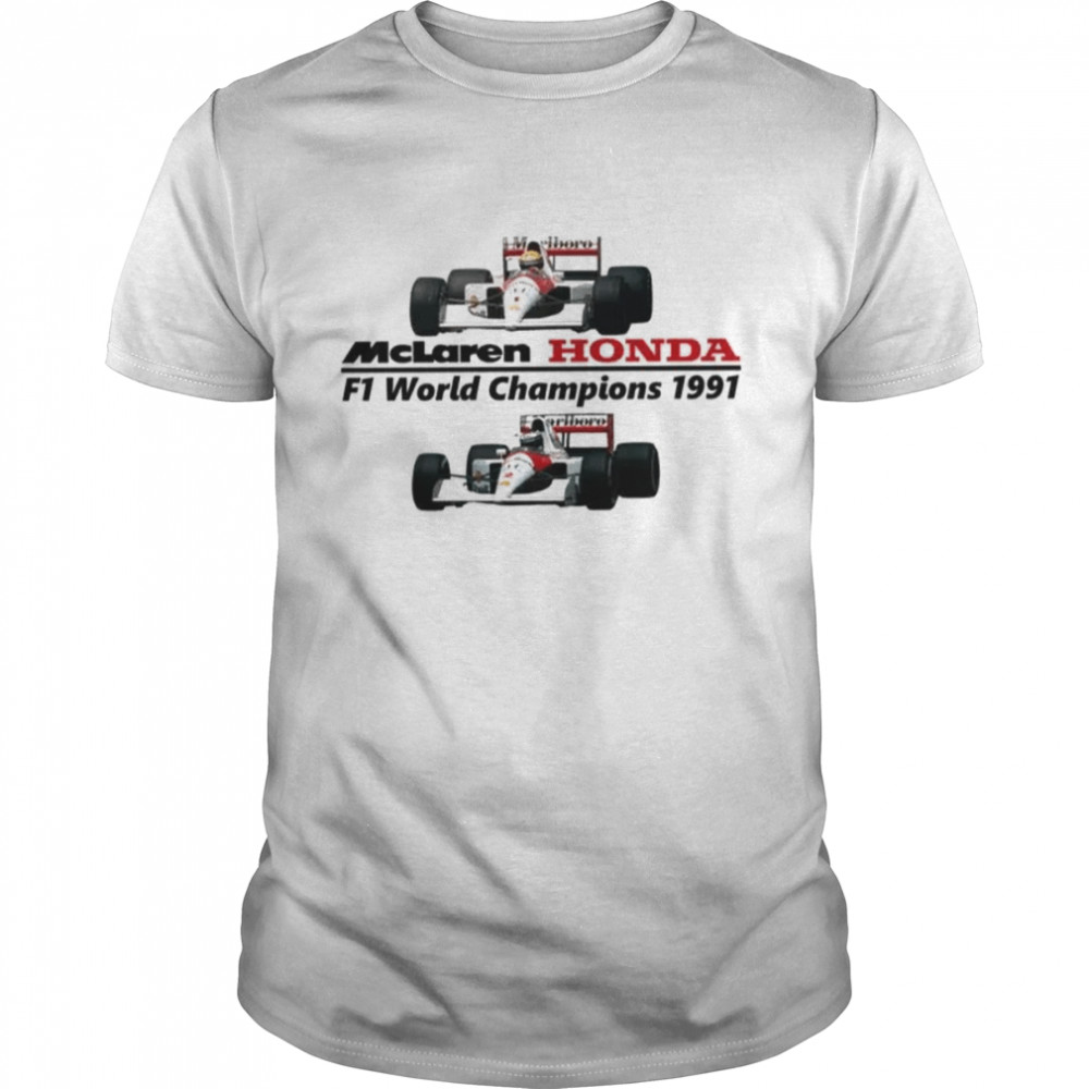 Mclaren Honda F1 World Champions 1991 Shirts