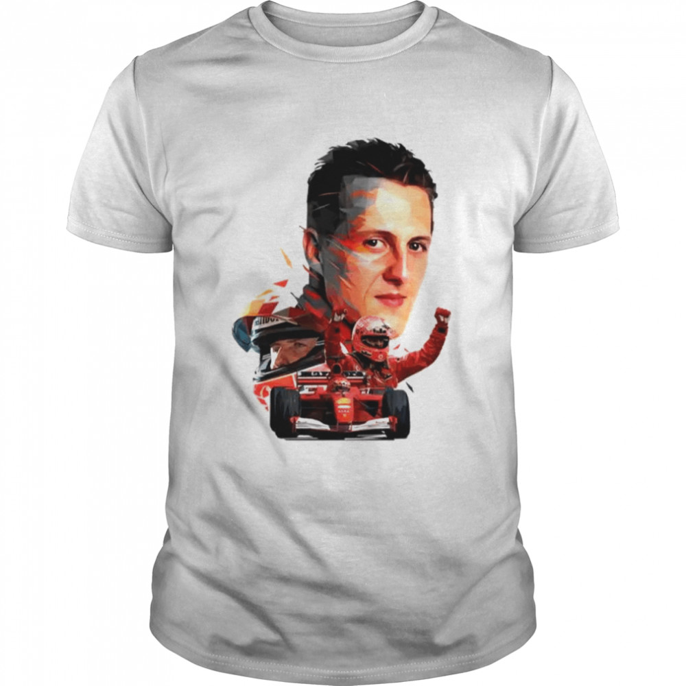 Michael Schumacher Low Poly Shirts