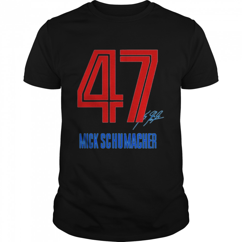 Mick Schumacher 47 Haas F1 Signature Shirt