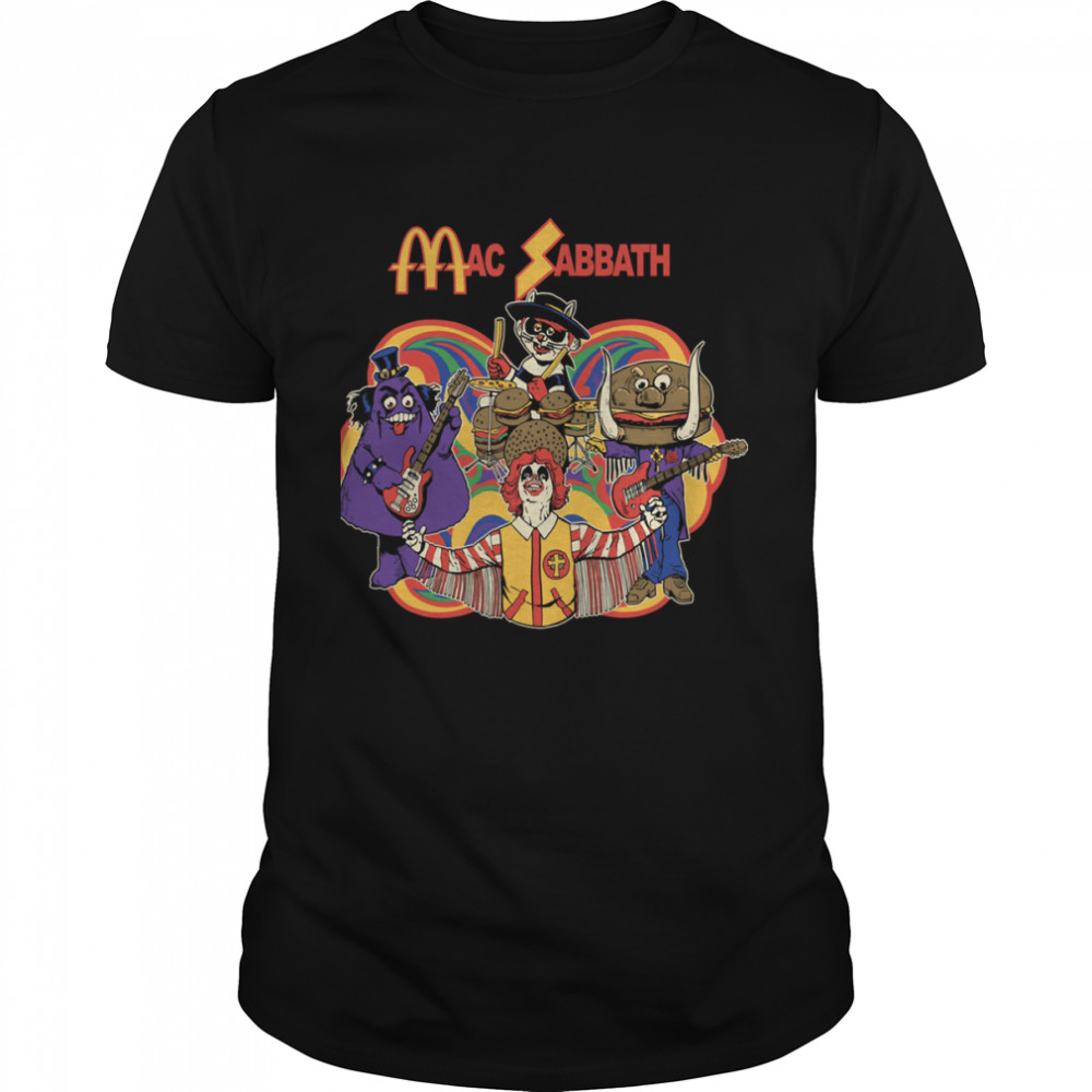 Playing Mac Sabbath Black Call Me Classic T-Shirt