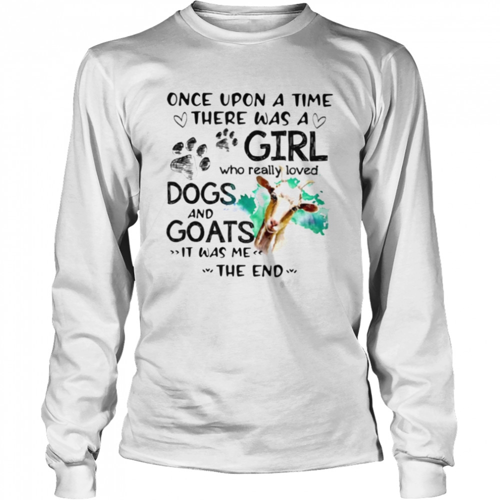 Really Loved Dogs And Goats Classic T- Long Sleeved T-shirt