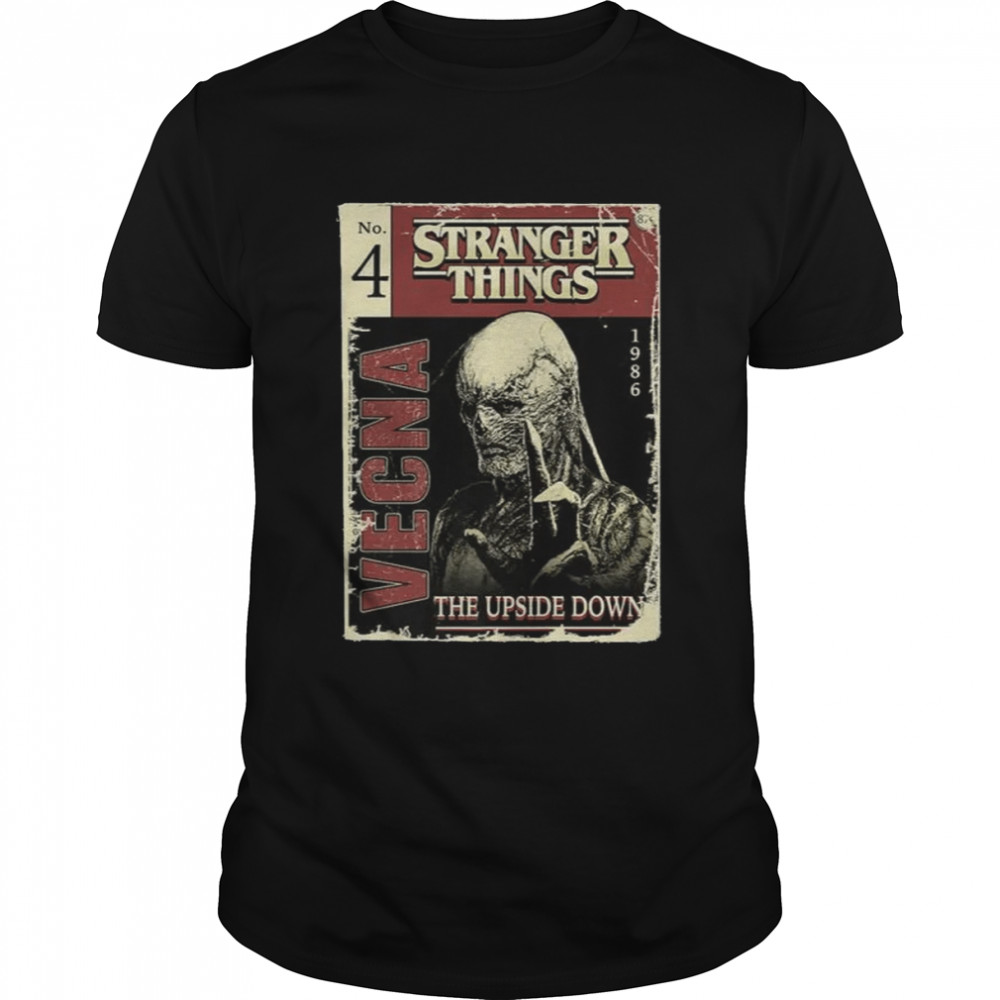 Stranger Things 4 Vecna Comic Book Cover Premium Shirts