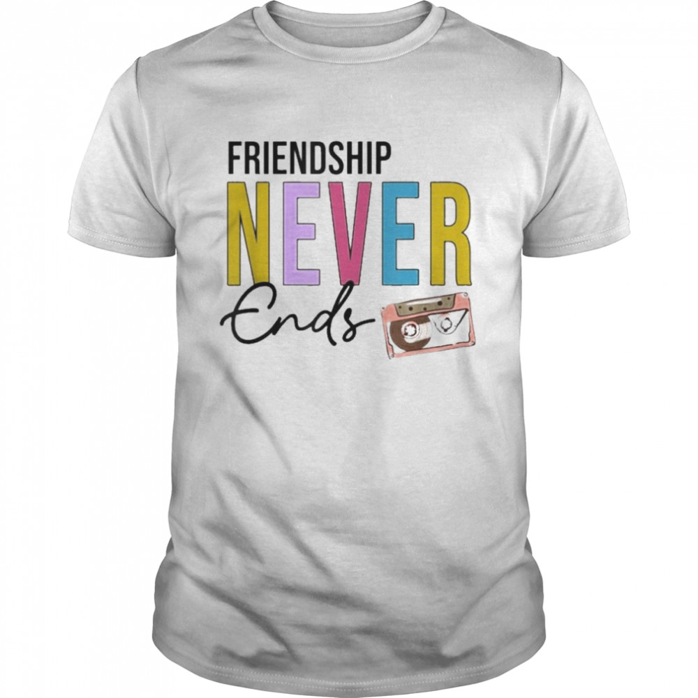 Friendship Never Ends Cassette 90’s Bachelorette Matching  Classic Men's T-shirt
