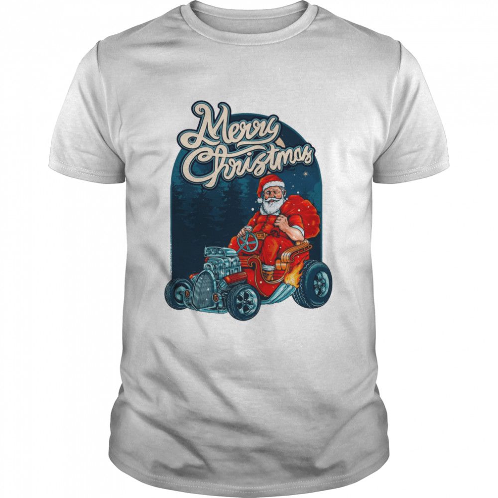Santa Merry Christmas Art shirt Classic Men's T-shirt