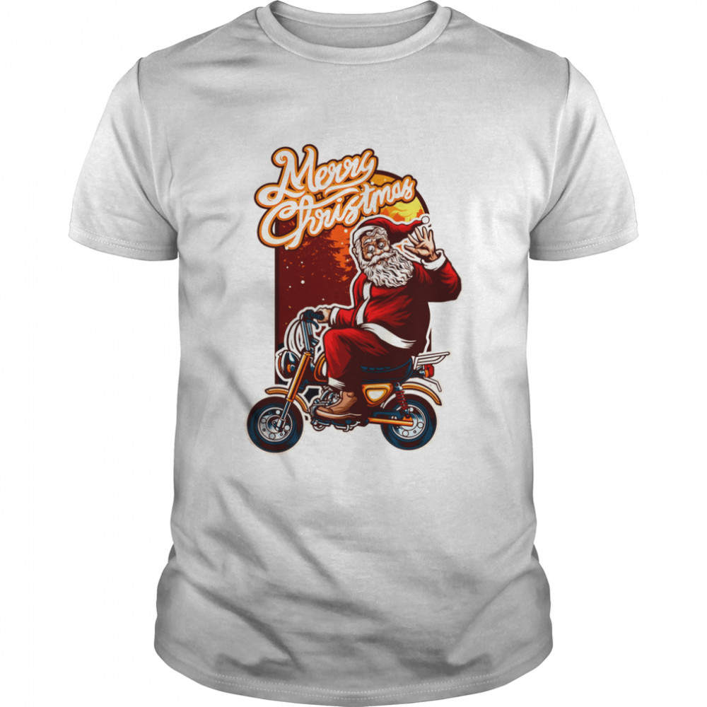 Santa Merry Christmas shirt Classic Men's T-shirt