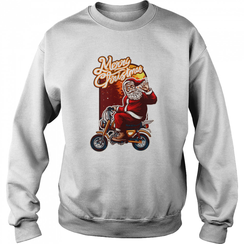 Santa Merry Christmas shirt Unisex Sweatshirt