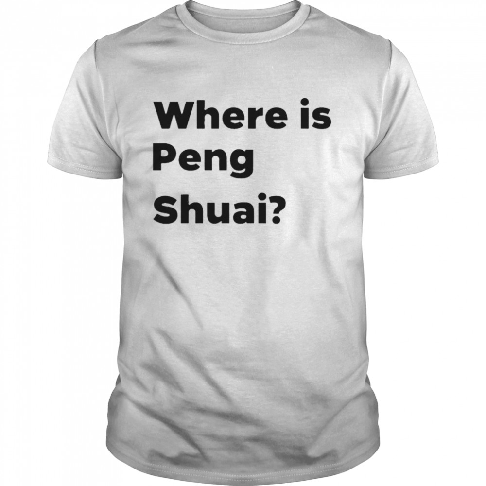 Where Is Peng Shuai Shirt