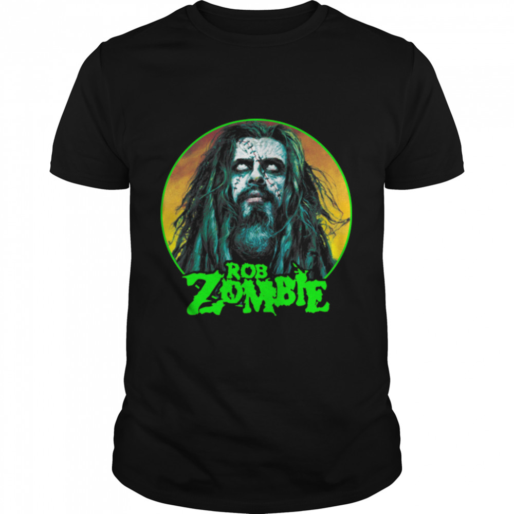Rob Zombie – Circle Face Pullover Hoodie B09FYLQFRL Classic Men's T-shirt
