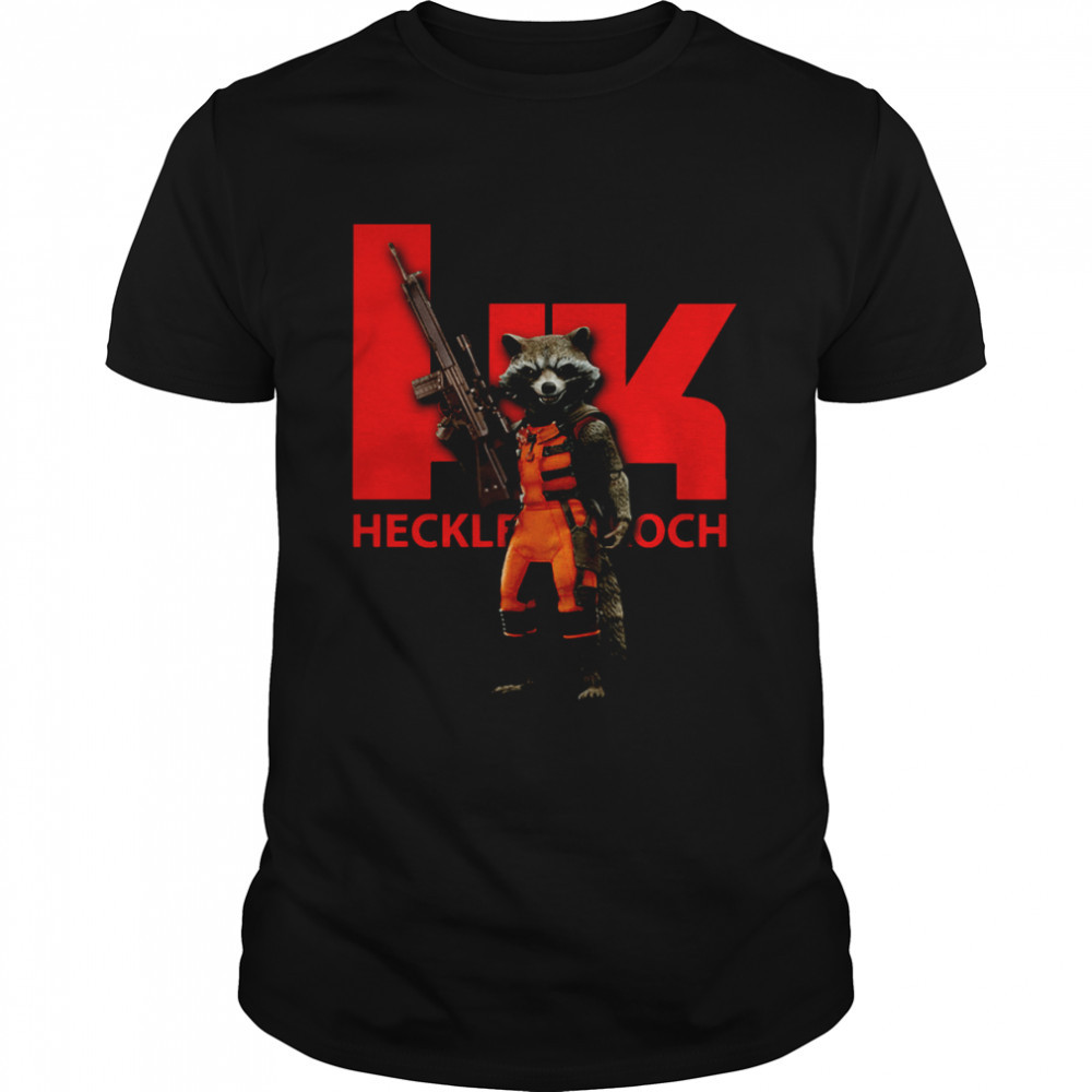 Rocket Raccoon HK Heckler and Koch shirt Classic Men's T-shirt