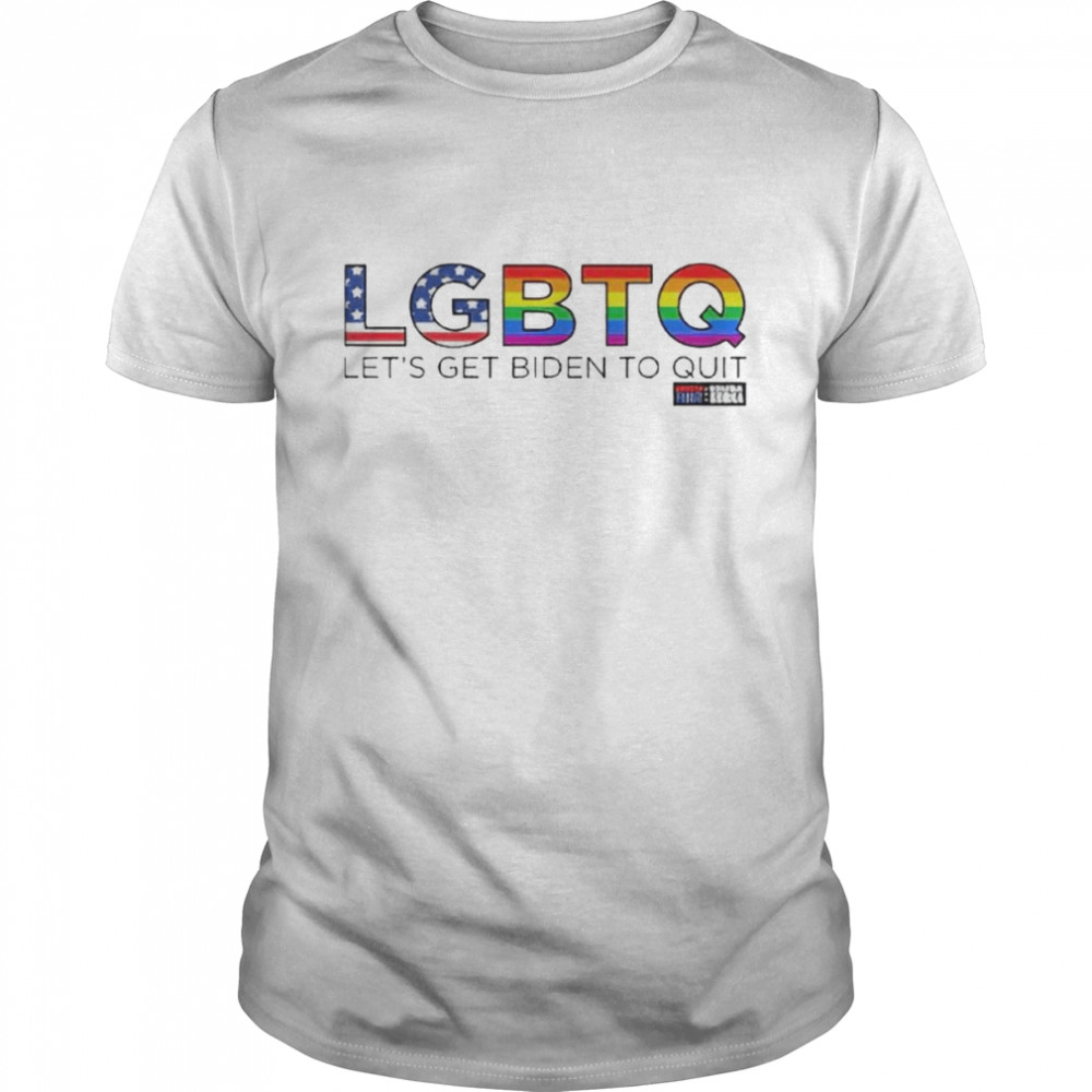 LGBTQ let’s get Biden to quit shirt