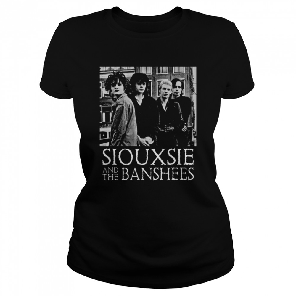 Retro Illustration The Siouxsie Sioux And The Banshees shirt Classic Women's T-shirt