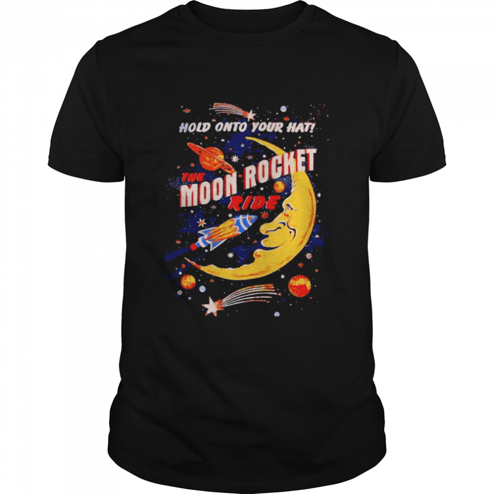Rocket Moon Ride Vintage  Classic Men's T-shirt