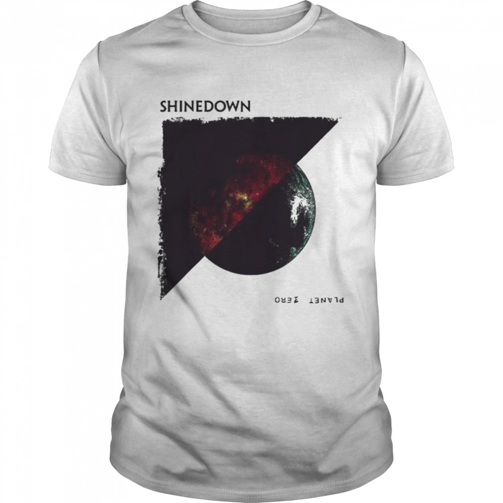 Shinedown planet zero white shirt