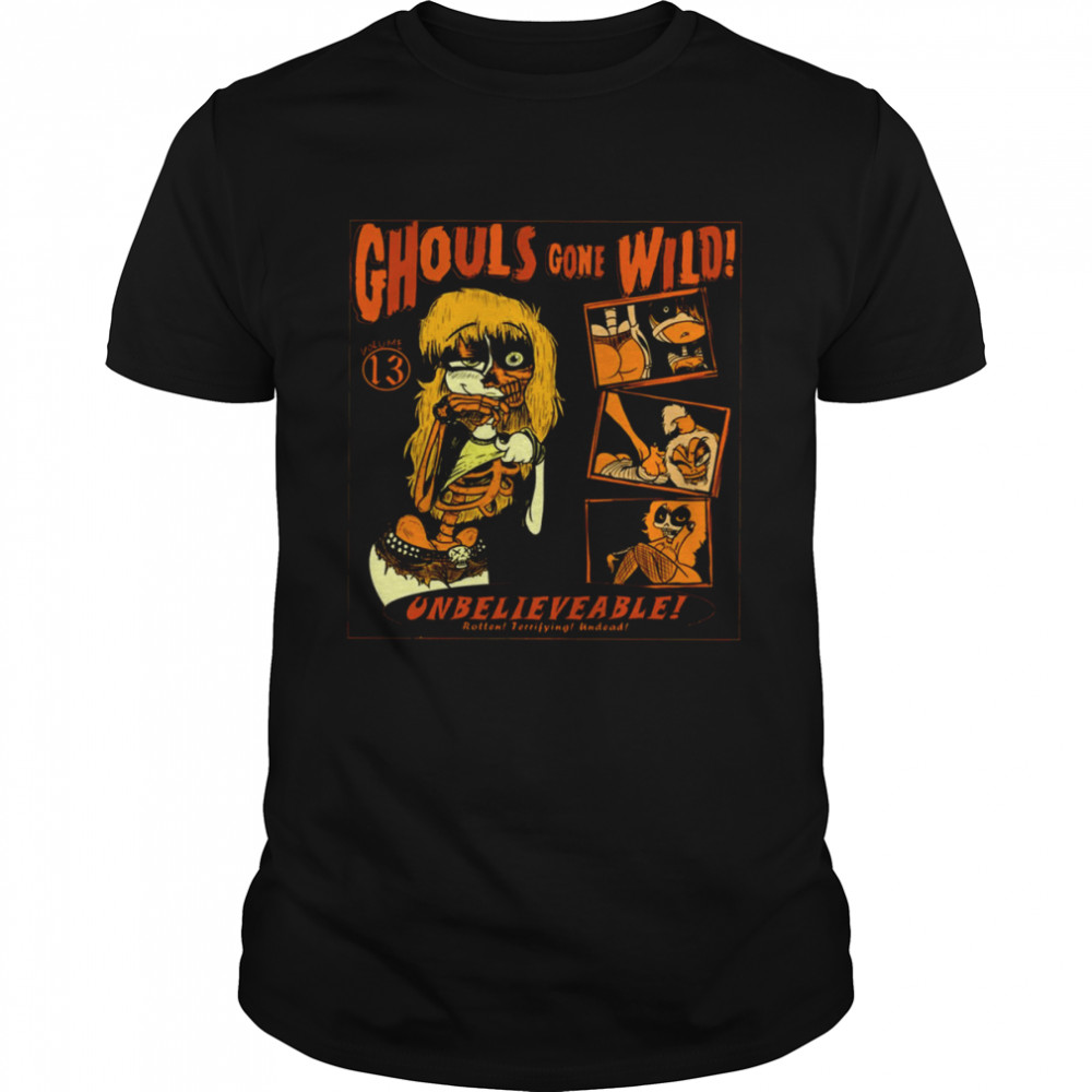 The Ghost Design Ghouls Gone Wild Design shirt Classic Men's T-shirt