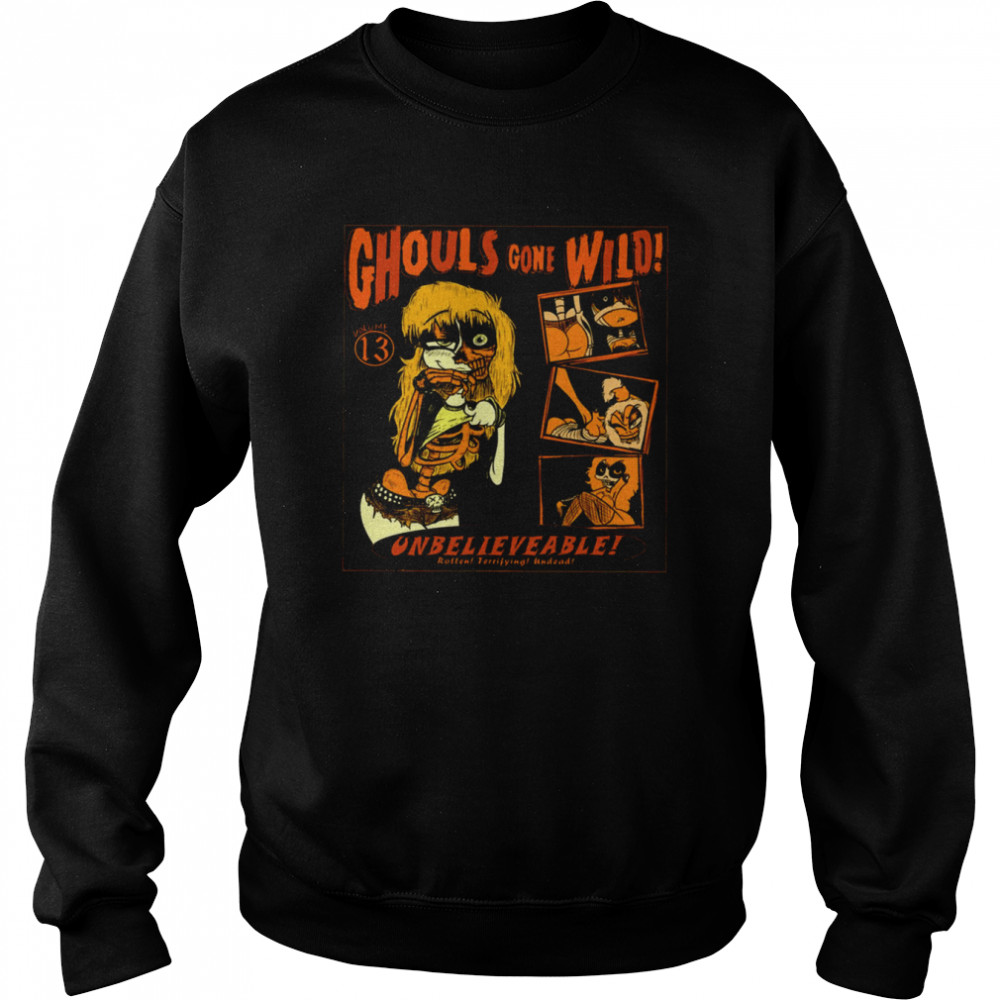 The Ghost Design Ghouls Gone Wild Design shirt Unisex Sweatshirt