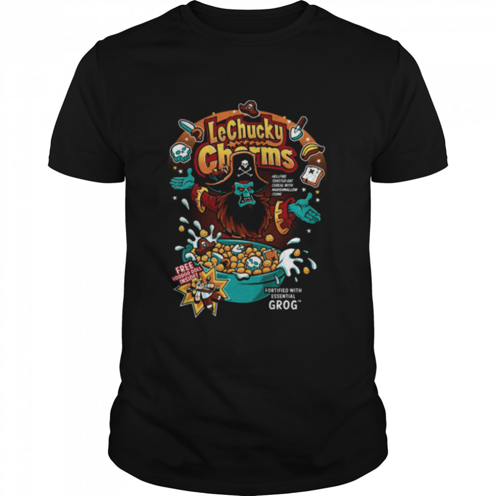 Lechucky Charms Monkey Island Lechuck Cereal Box shirt