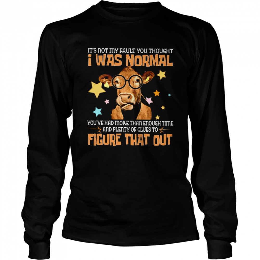 Its not my fault you thought I was normal shirt Long Sleeved T-shirt